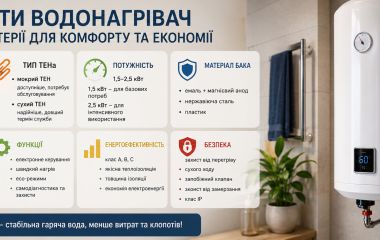 Як обрати водонагрівач для квартири: від об’єму до типу Тена
